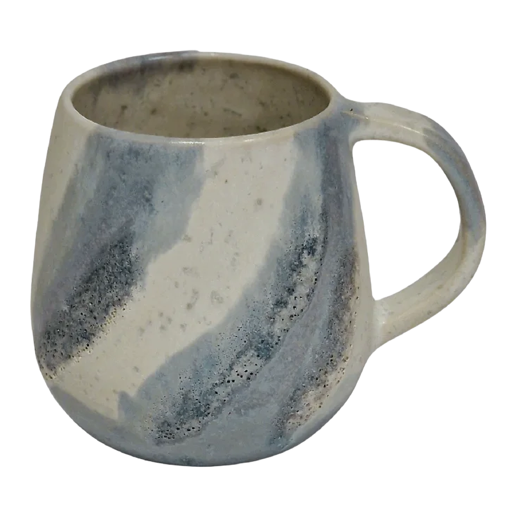 Keramik kopper m/ hank KystSpor Blå