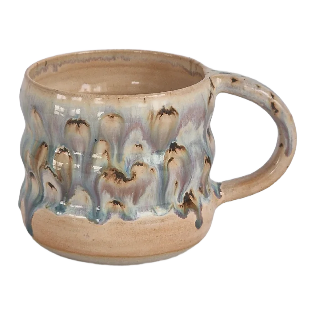 Keramik bobbelkopper m/ hank Koraltåge